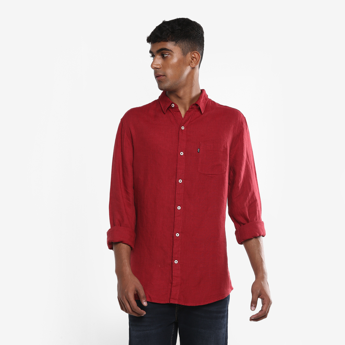 LEVIS MEN Casual Shirt 32864-0081 Red Small