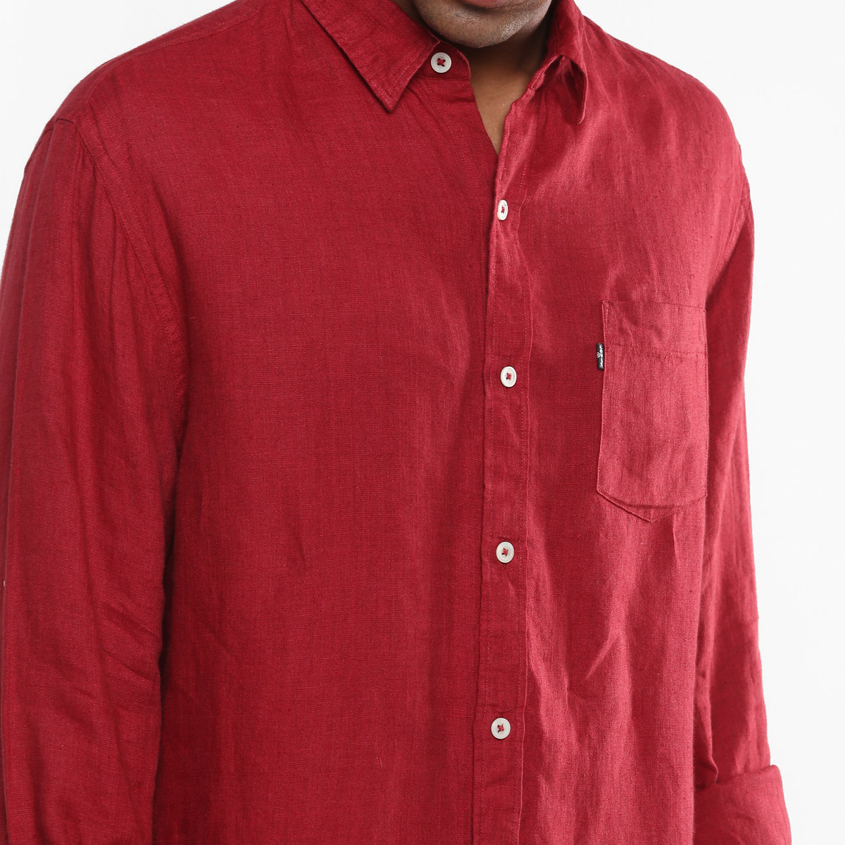 LEVIS MEN Casual Shirt 32864-0081 Red Large