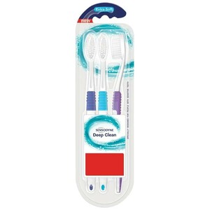 Sensodyn Toothbrush  Deep Clean Extra Soft 2+1