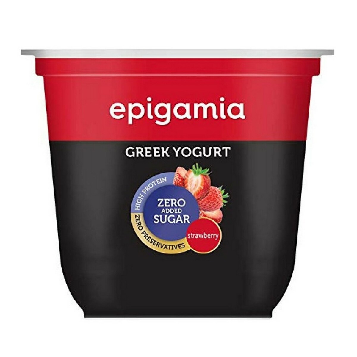 Epigamia No Added Sugar Greek Yogurt StrawBerry 120gm