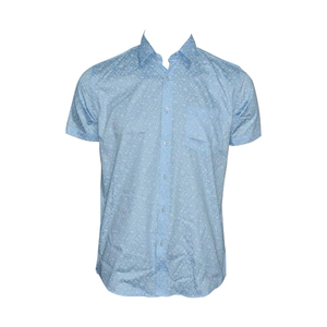 OXEMBERG Men Formal Shirt LOPSL6928H Short Sleeve  Light Blue