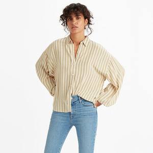 Levi's Styled Shirt With Bishop Sleeve - Yellow