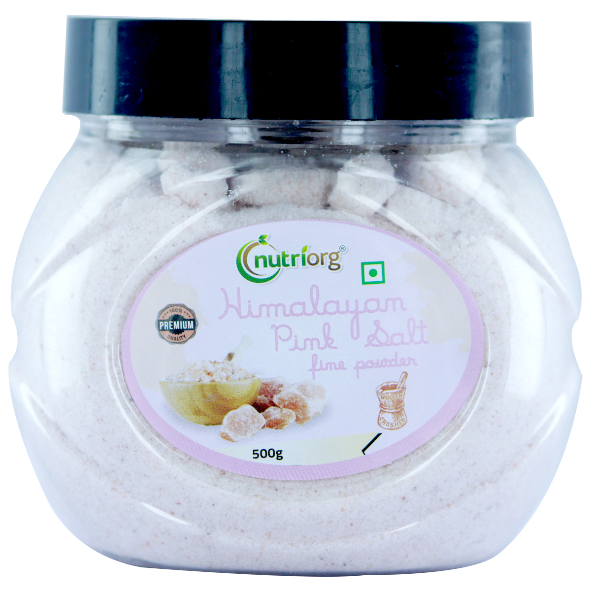 Nutriorg Himalayan Pink Salt Powder 500gm