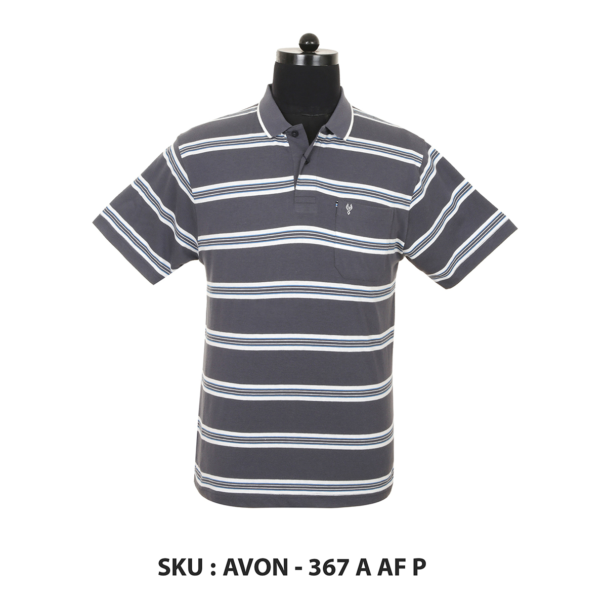 Classic Polo Mens T Shirt Avon - 367 A Af P Grey S