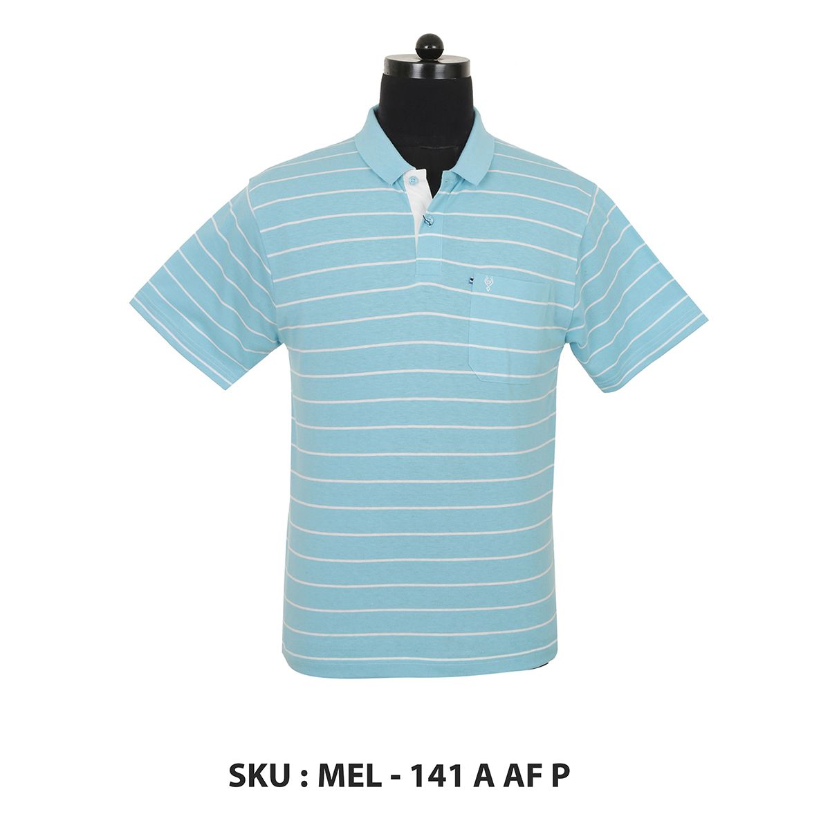 Classic Polo Mens T Shirt Mel - 141 A Af P Blue L