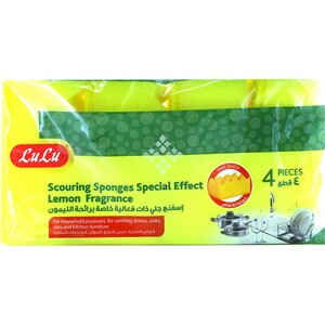 Lulu Scrubbers Sponge Special Lemon 4s��