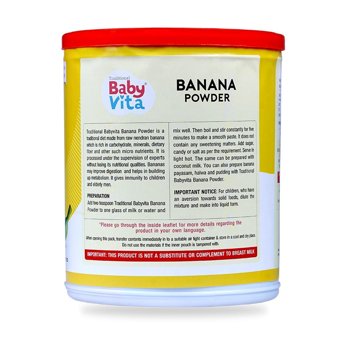 Babyvita Banana Powder 300gm Tin
