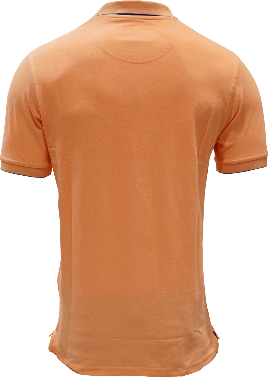 Debakers Mens Polo T-Shirt Apricot Blush Medium