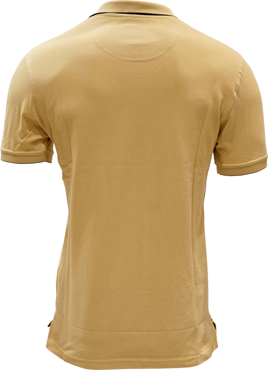 Debakers Mens Polo T-Shirt Irish Cream Large