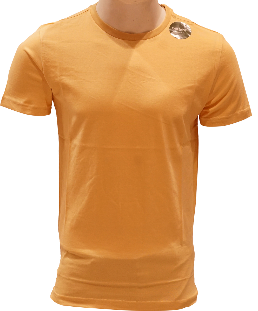Debakers Mens Round Neck T-Shirt Peach Large