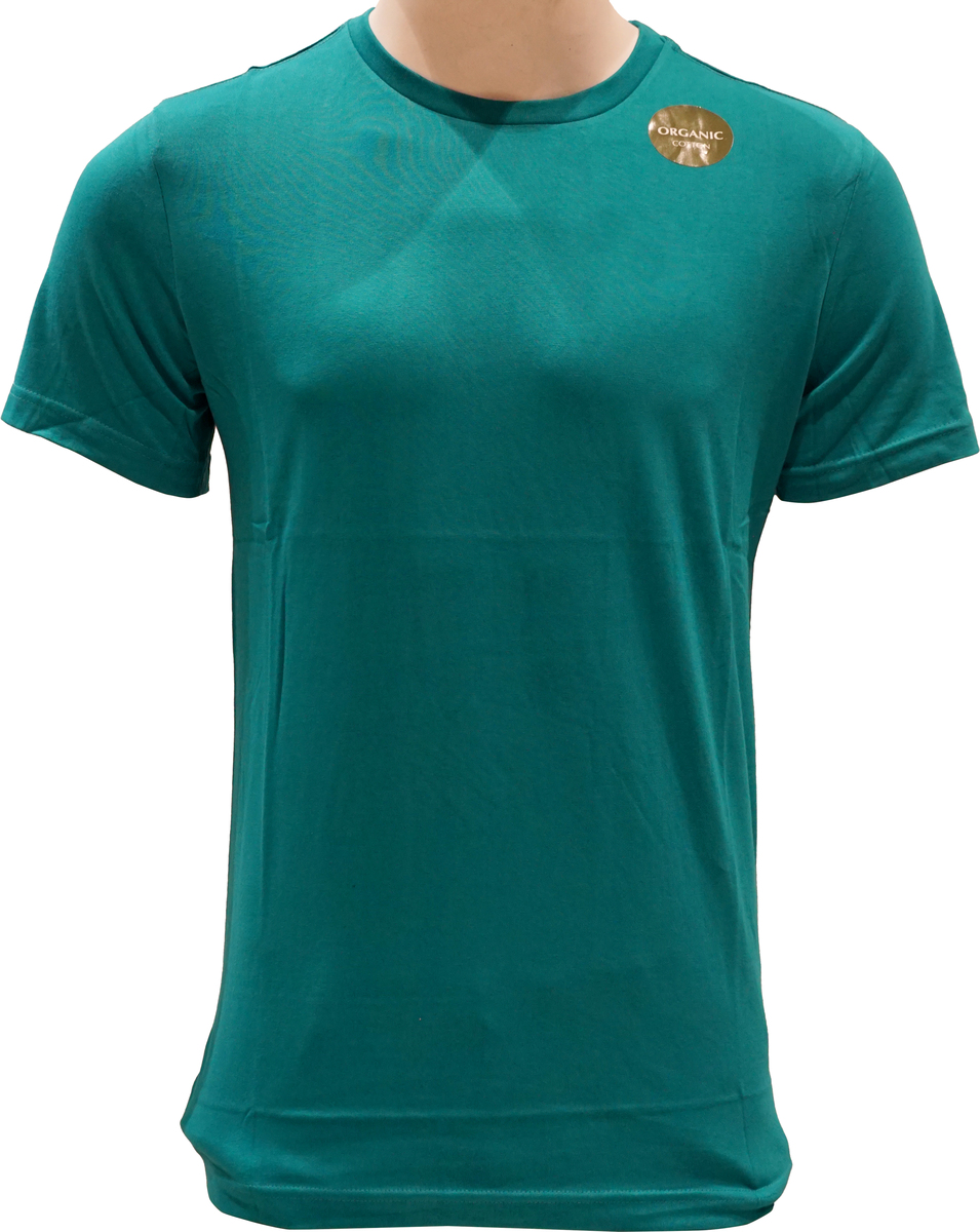 Debakers Mens Round Neck T-Shirt Teal Large
