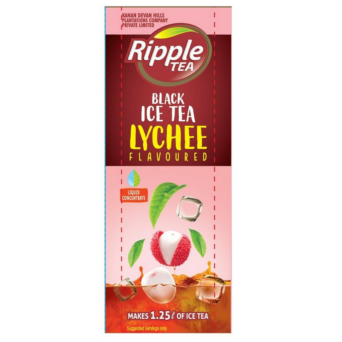 Ripple Black Ice Tea Lychee Flavoured 250 ml