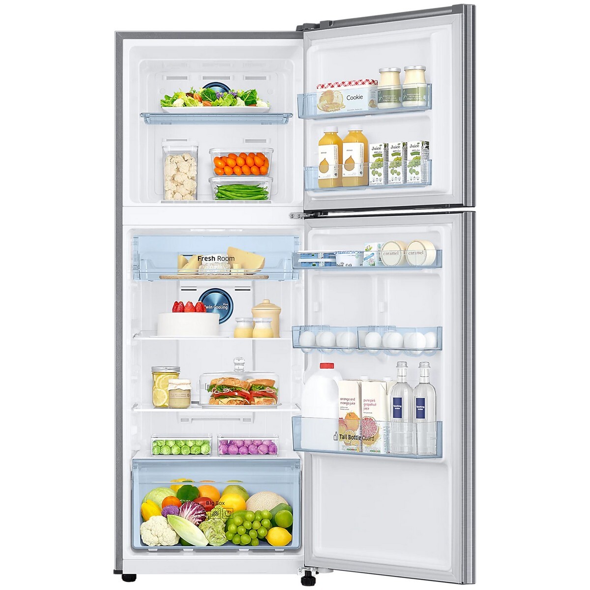 Samsung Twin Cooling Plus Double Door Refrigerator RT37T4533S9 345Ltr 3*