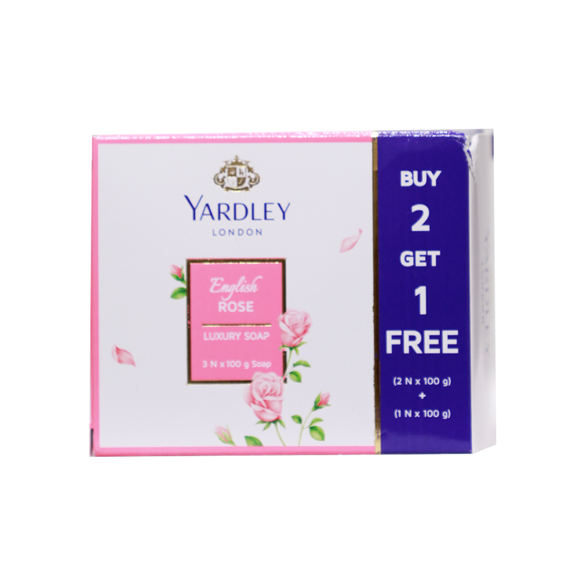 Yardley Soap English Rose 100g 2+1