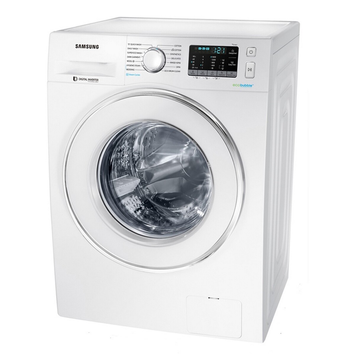 Samsung Fully Automatic Front Load Washing Machine WW81J54E0IW 8Kg