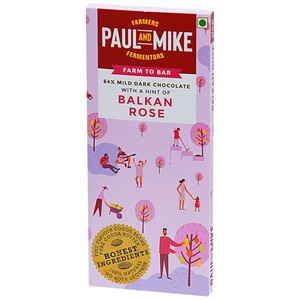 Paul & Mike Balkan Rose Chocolate 68gm