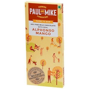 Paul & Mike Alphonso Mango Chocolate 68G