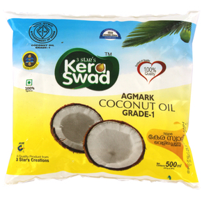 Kera Swad Coconut Oil 500ml Pouch
