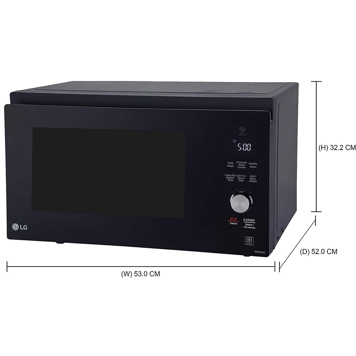 LG Charcol Microwave Oven MJEN326TL 32Ltr