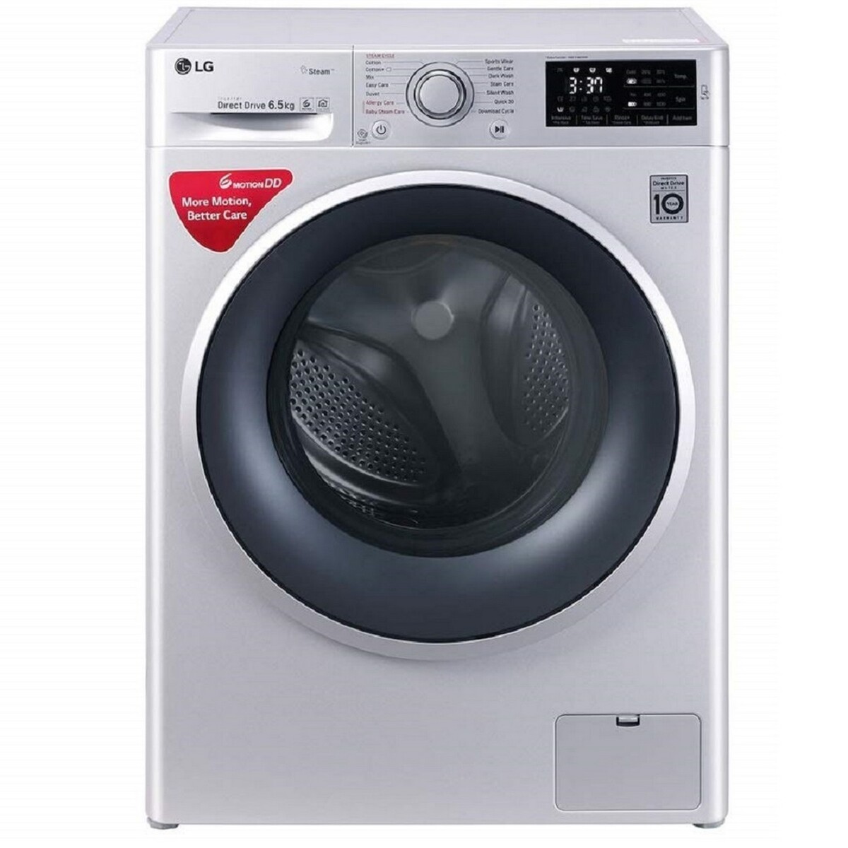 LG Fully Automatic Front Load Washing Machine FHT1065HNL 6.5 Kg 5*