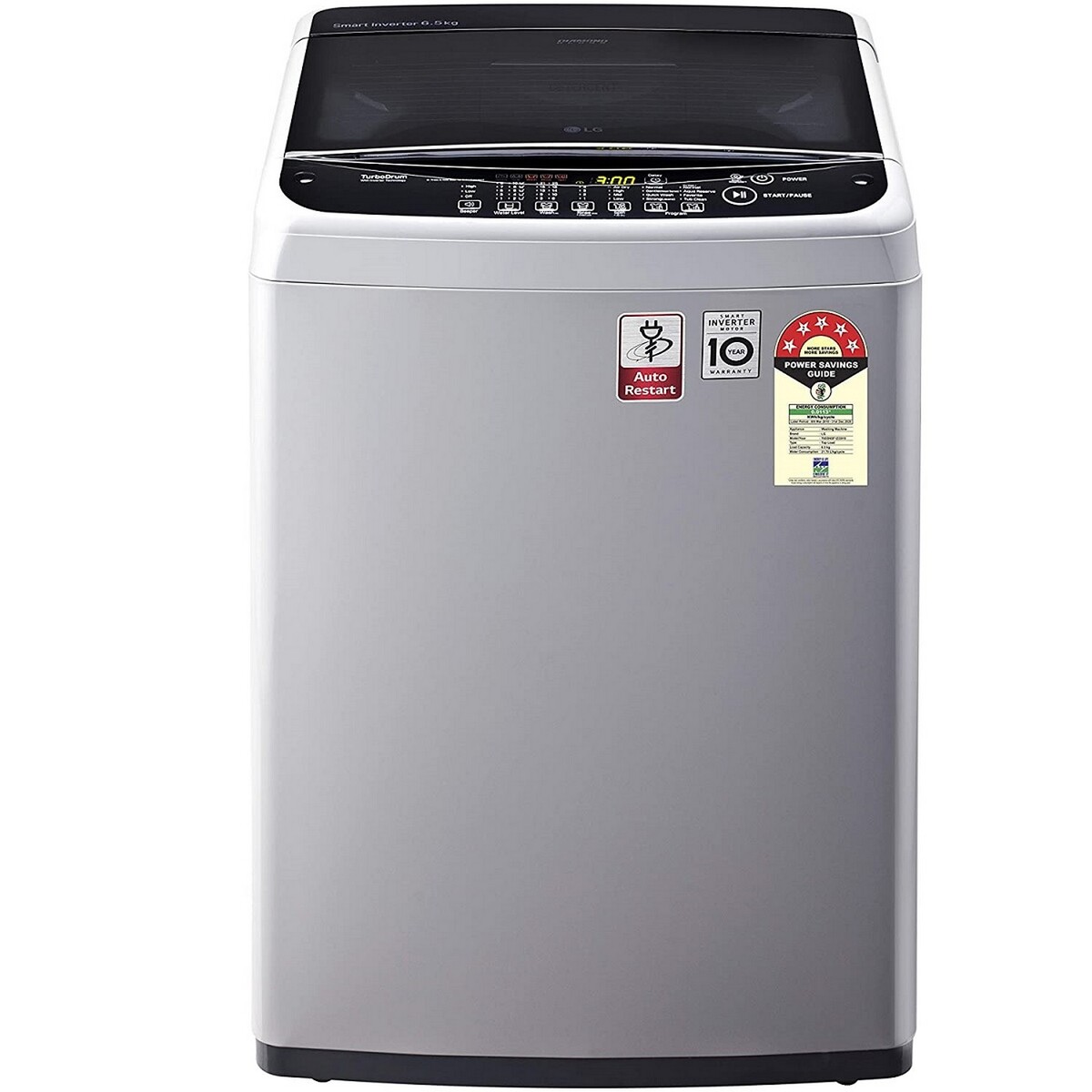 LG Fully Automatic Top Load Washing Machine T65SNSF1Z 6.5 Kg 5*