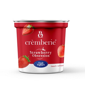 Cremberie Flavoured Yoghurt Strawberry 90g