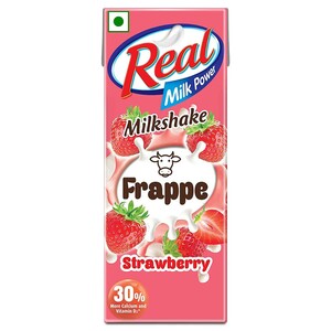 Real Milkshake Strawberry 180ml