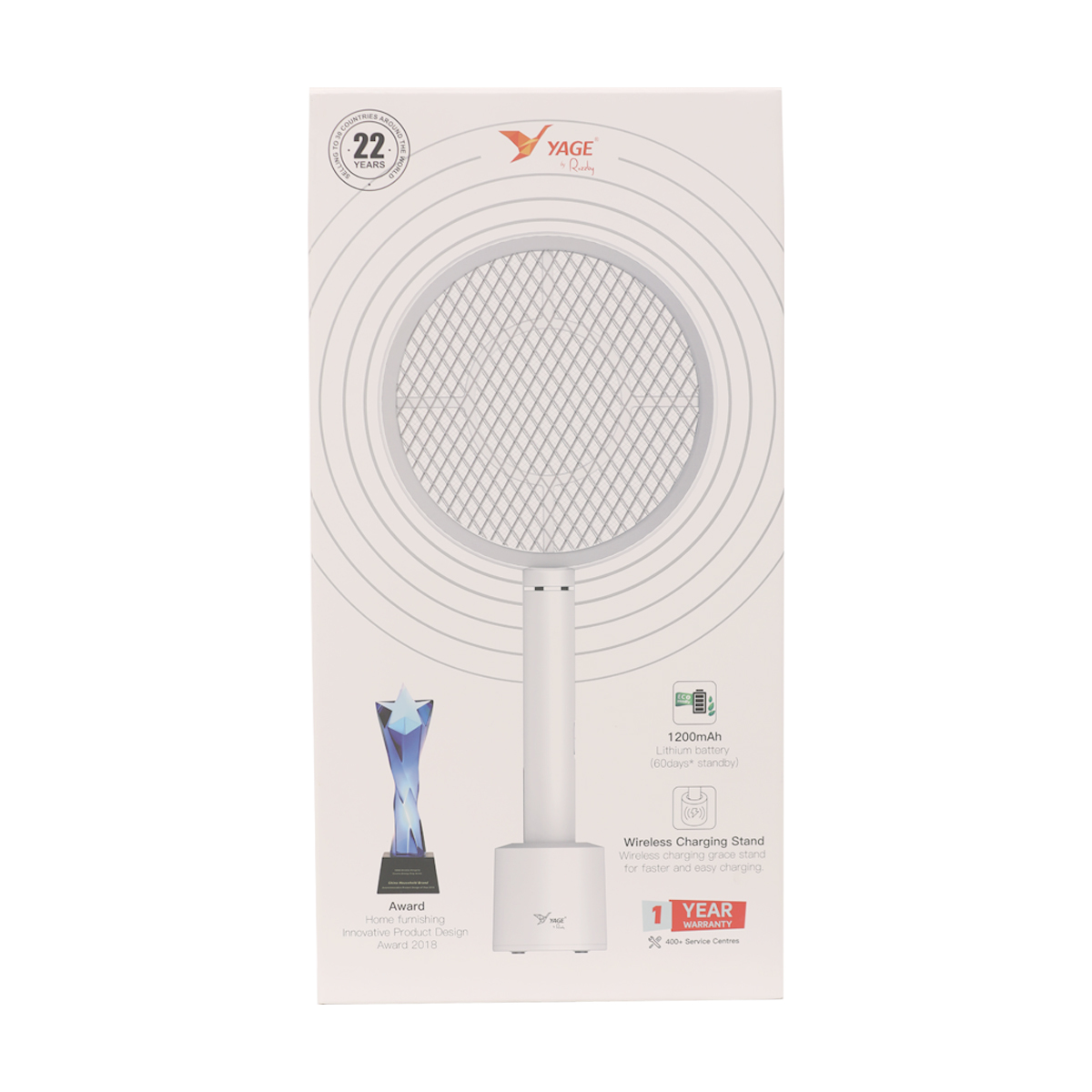 Yage Mosquito Racket With USB Rechargeable D704