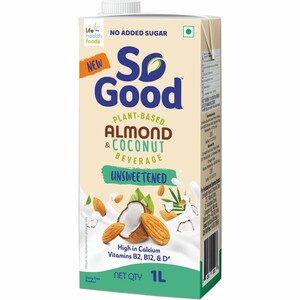 So Good Almond Coconut Unsweetened Milk 1 Liter