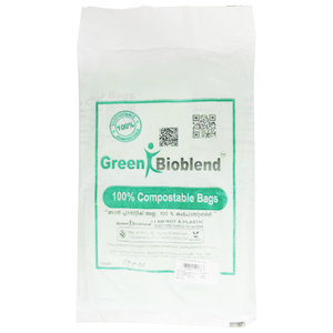 Green Bioblend Garbage Bag 19x21 30 pc