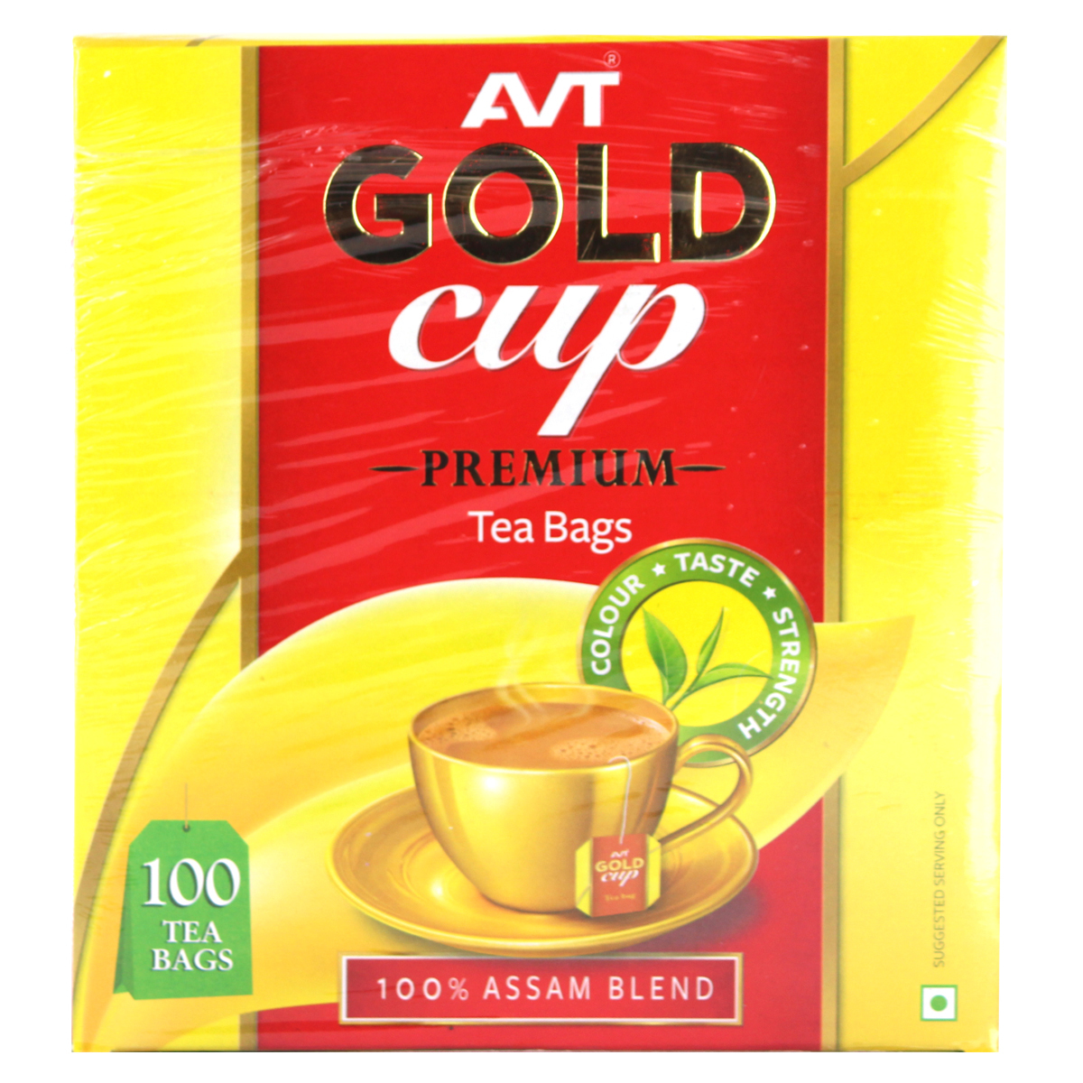 AVT Gold Cup Sugar Free Tea Bag 100's