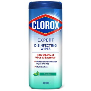 Clorox Expert Disinfecting Wipes Canister 30's