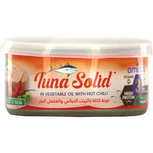 Beckett Tuna Solid in vegetable oil with hot Chilli 160g