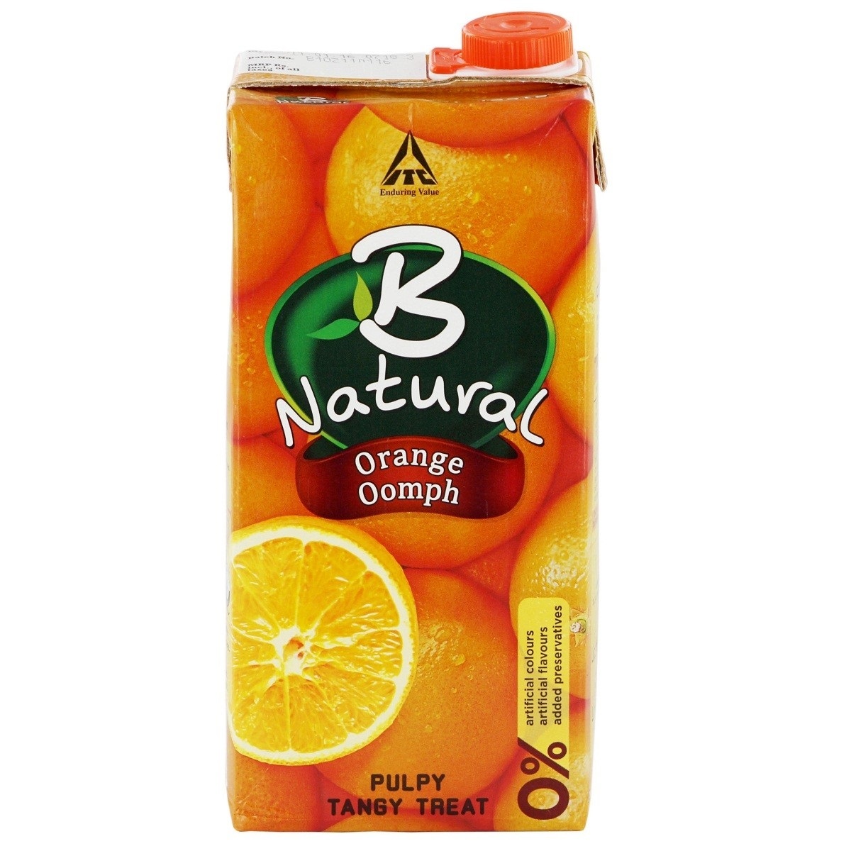 B Natural Orange Juice 1Litre