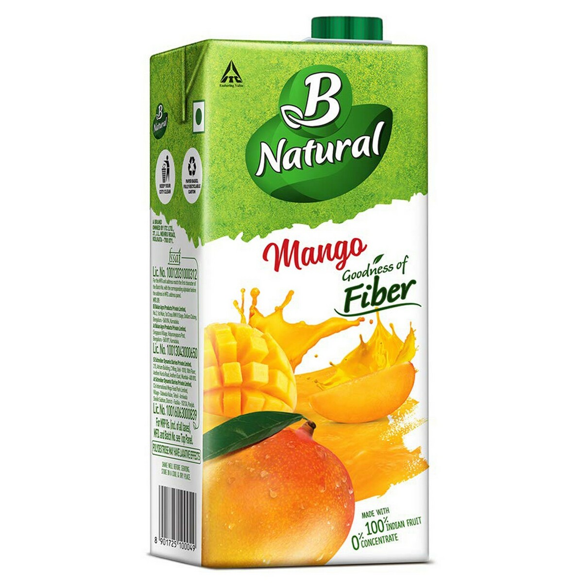 B Natural Mango Juice 1Litre