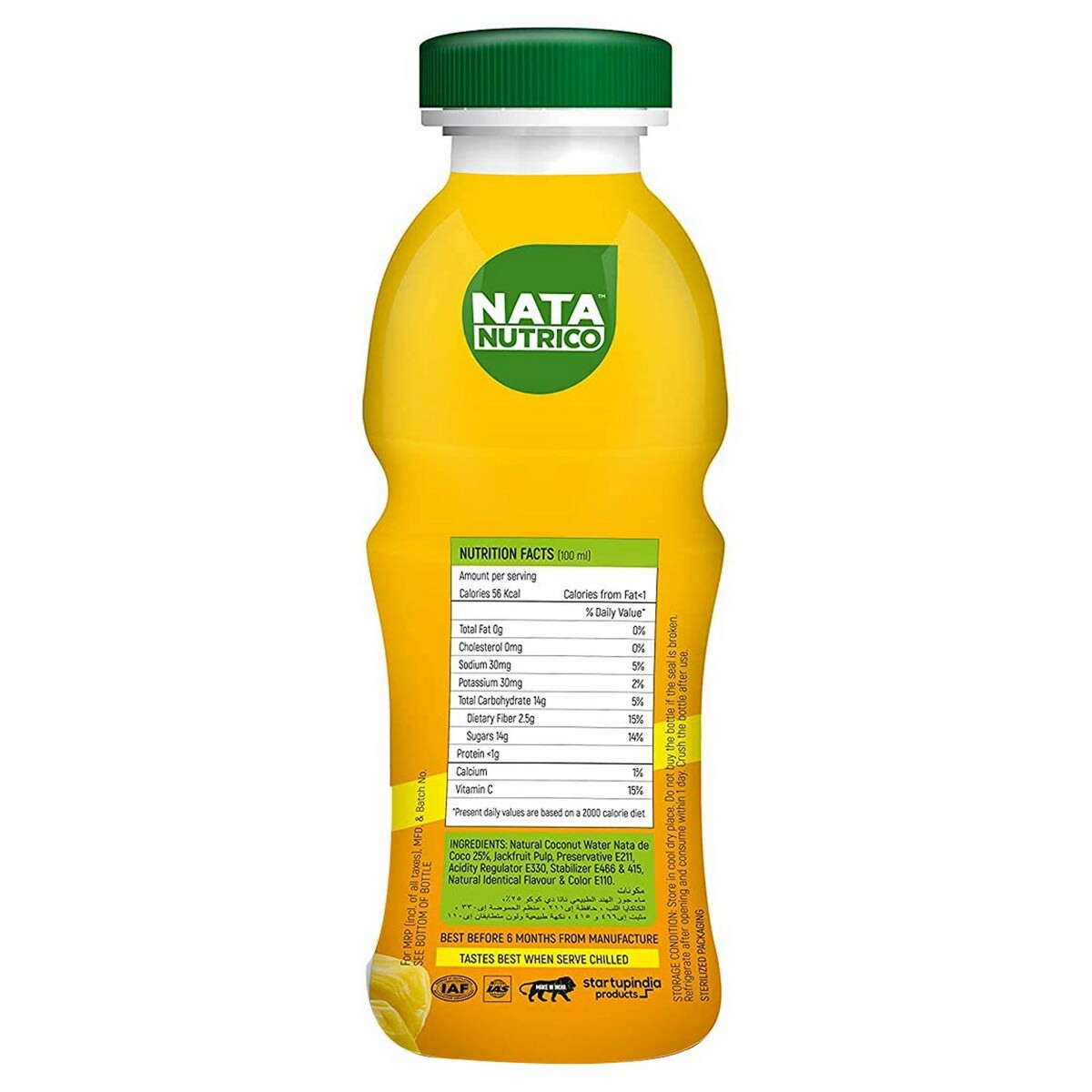 Nata Nutrico Real Jack Fruit Juice 200ml