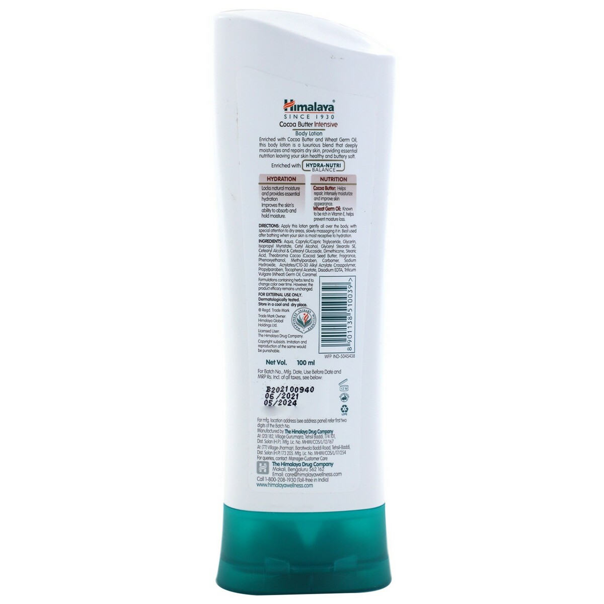 Himalaya Body Lotion Cocoa Butter Intensive 100ml