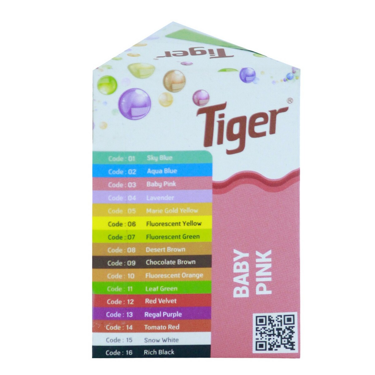 Tiger Gel Colour Baby Pink 15ml