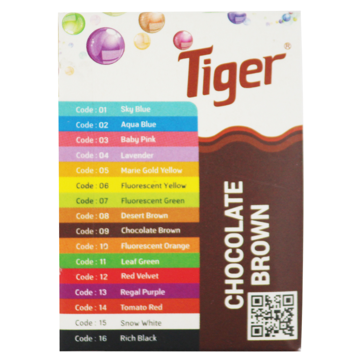 Tiger Gel Color Chocolate Brown 15ml