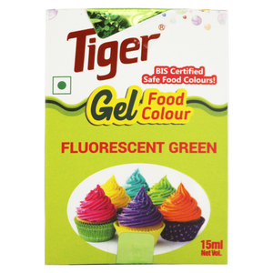 Tiger Gel Colour Fluorescent Green 15ml
