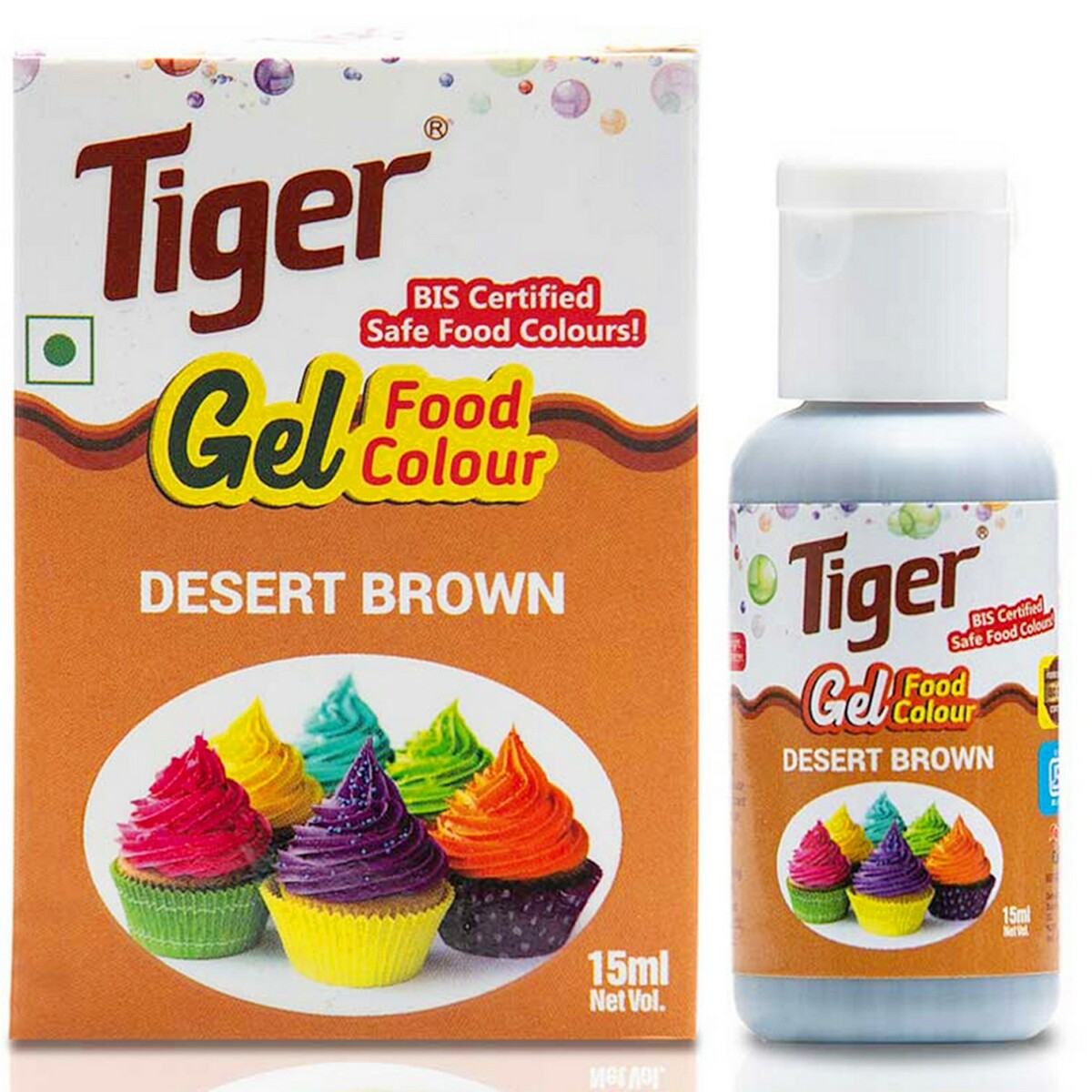 Tiger Gel Colour Desert Brown 15Ml