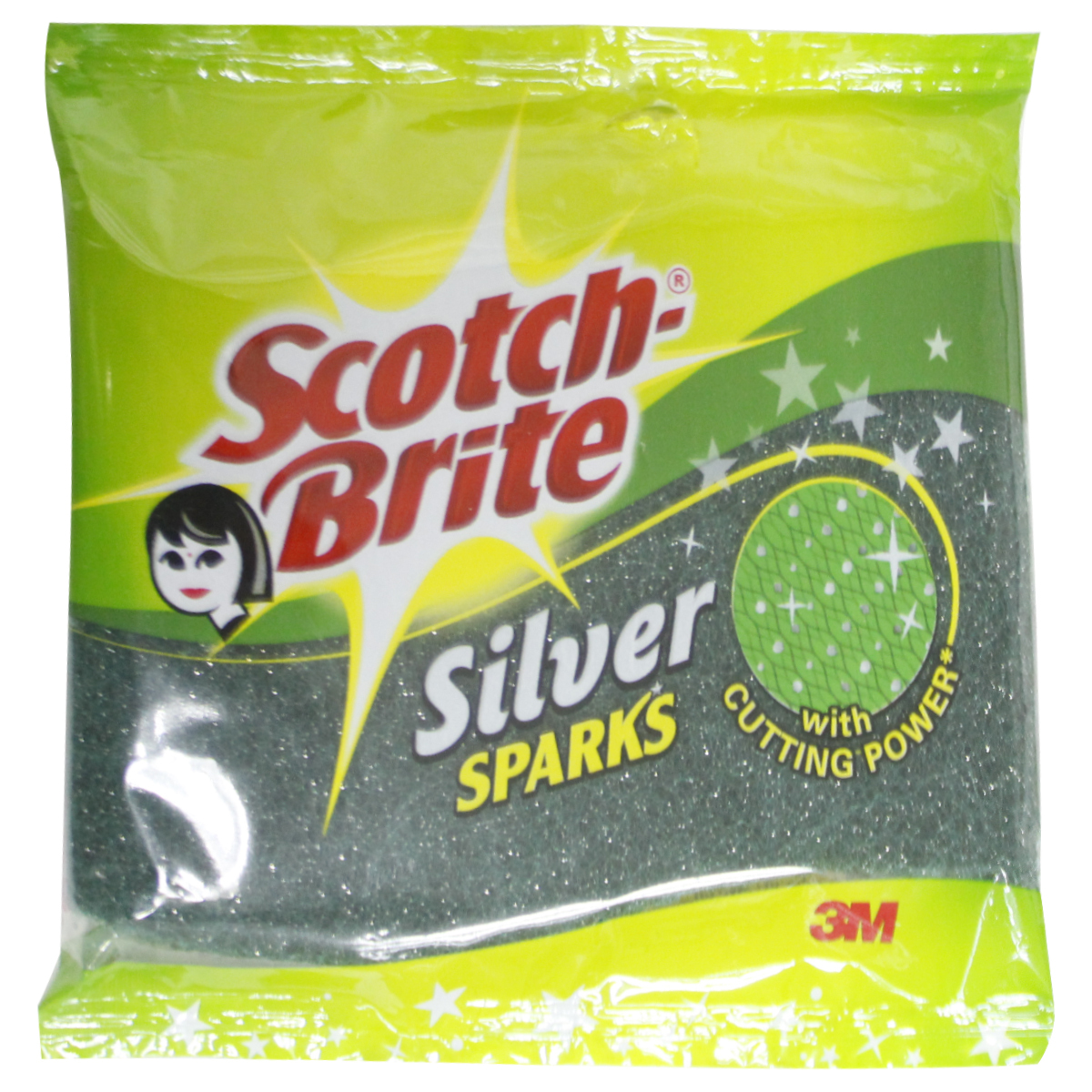 Scotch Brite Silver Sprks 3.75cmx5.5cm