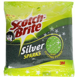 Scotch Brite Silver Sprks 3.75cmx5.5cm 2p