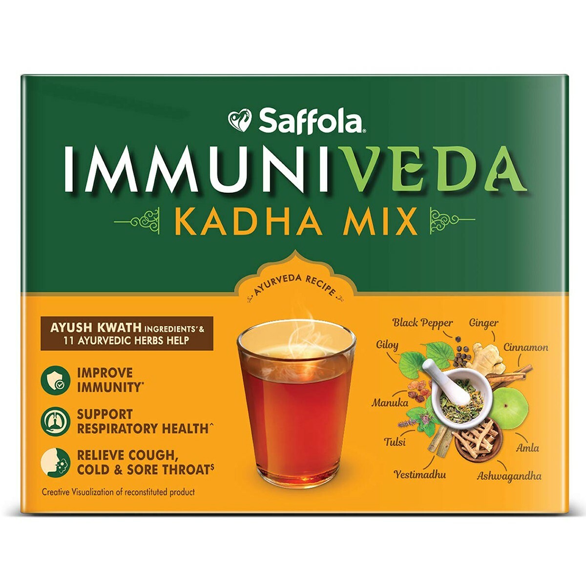 Saffola Immuniveda Kadha Mix 80gm