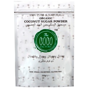 THE COCO FACTORY Organic Coconut Sugar 200gm