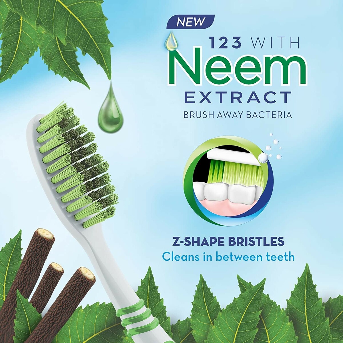 Oral B T/B 123 Neem Soft 4's