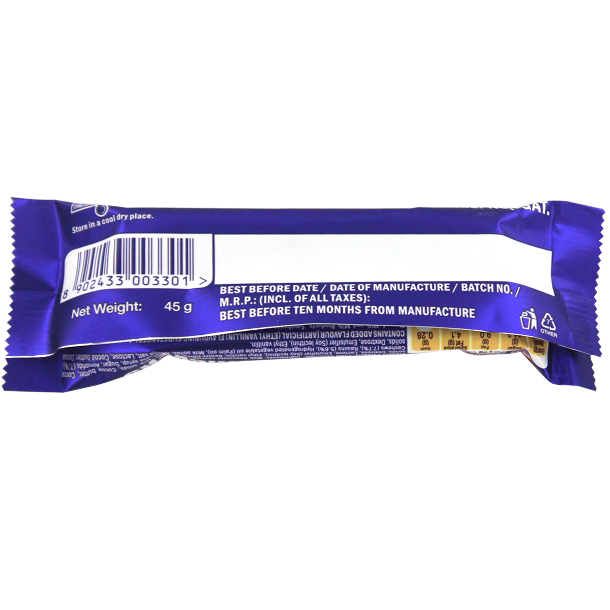 Snickers Fruit & Nut Bar 45gm