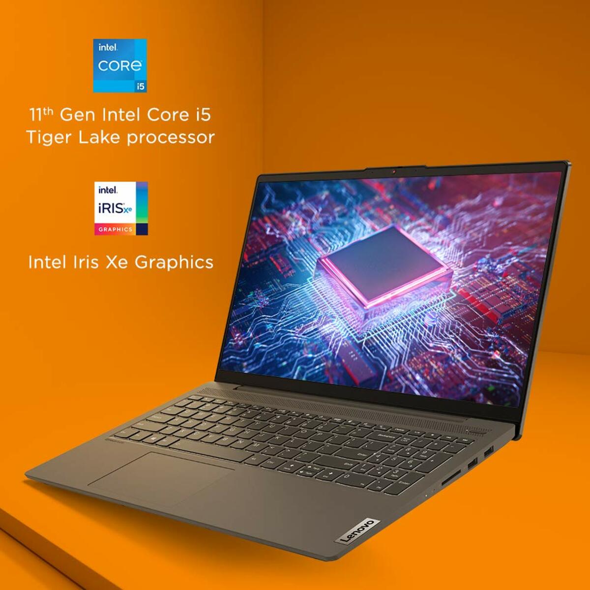 Lenovo Notebook Slim5 Core i5 11th Gen Win10 15.6" + MS Office Graphite Grey