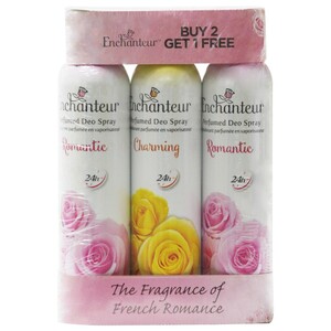 Enchanter Women Deodorant Romantic 150ml 2+1