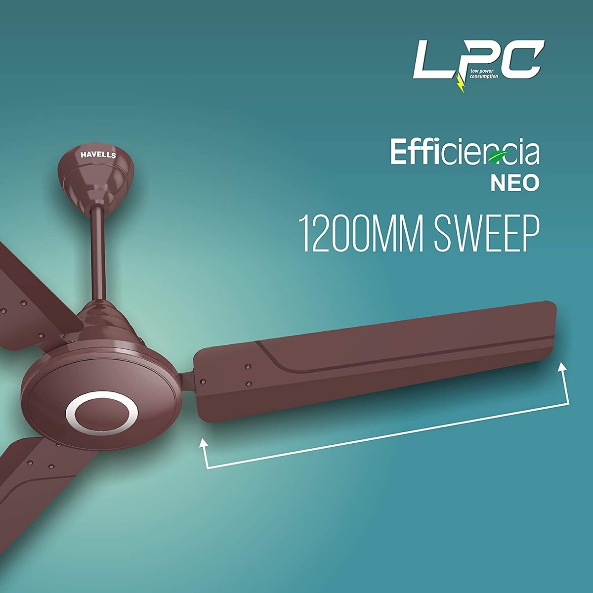 Havells ceiling Fan Efficiencia Neo Brown BLDC